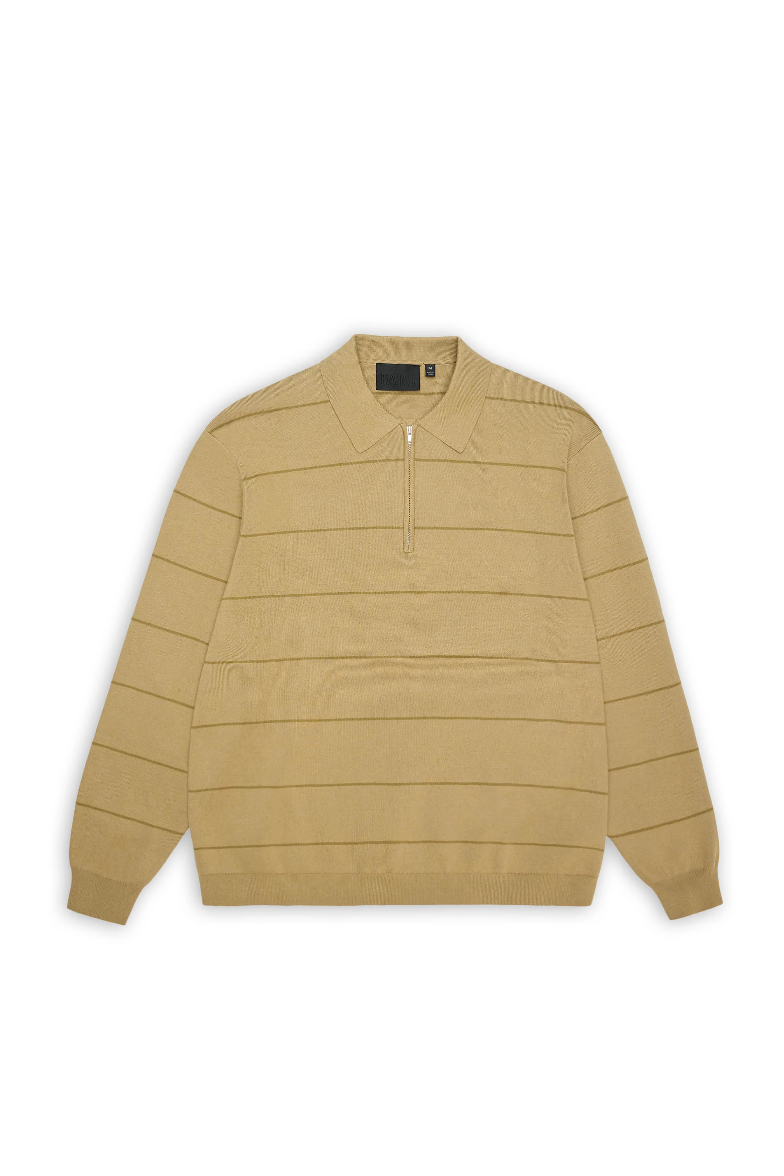 Striped Knit Long Sleeve Polo - Image 15