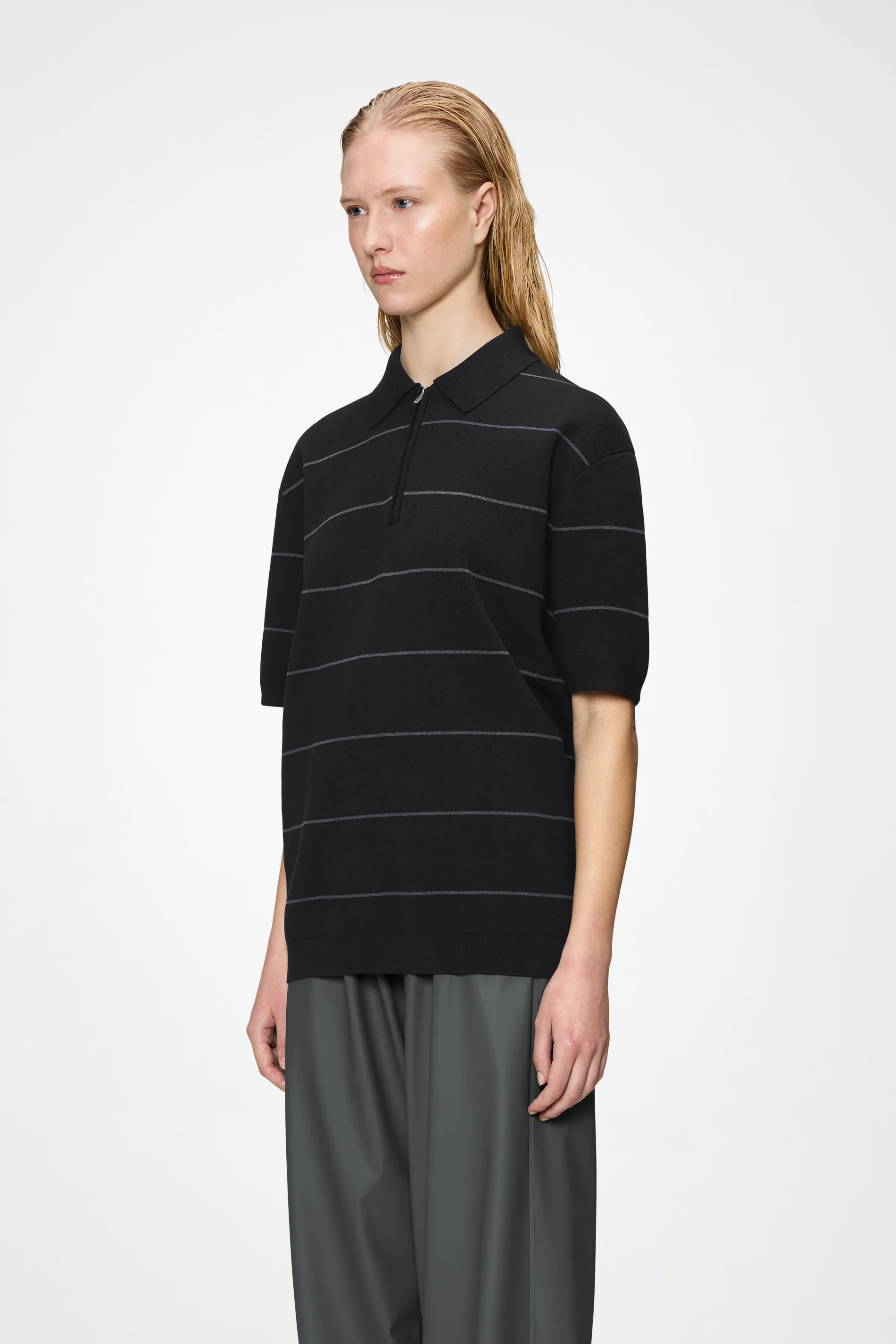 Striped Knit Polo - Image 5