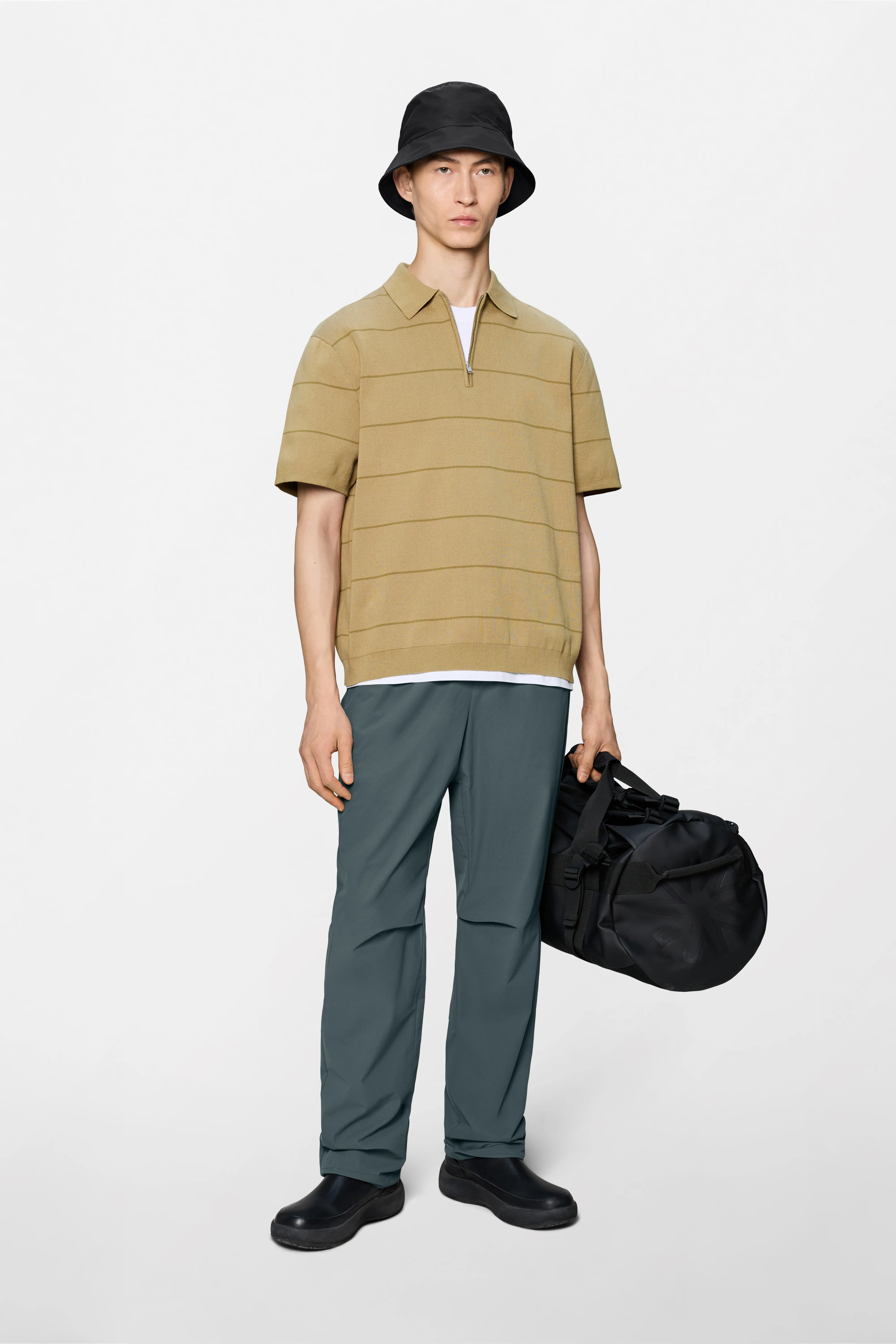 Striped Knit Polo - Image 10