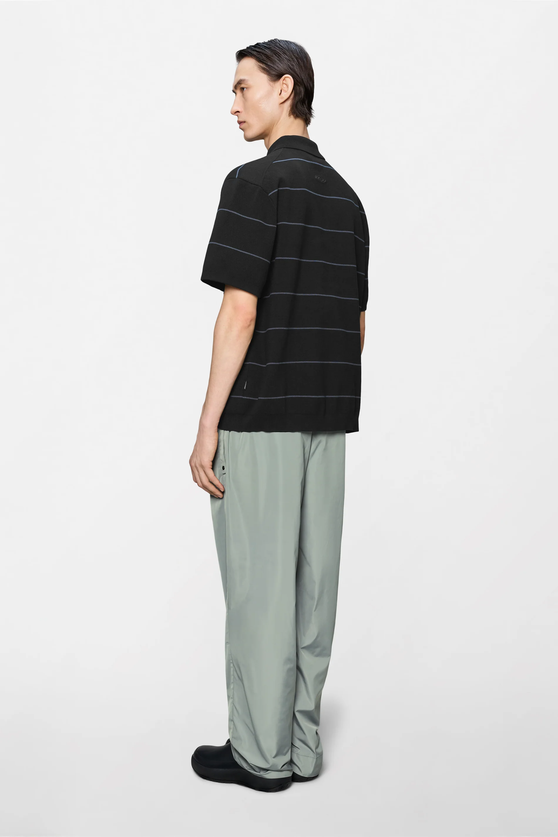 Striped Knit Polo - Image 3