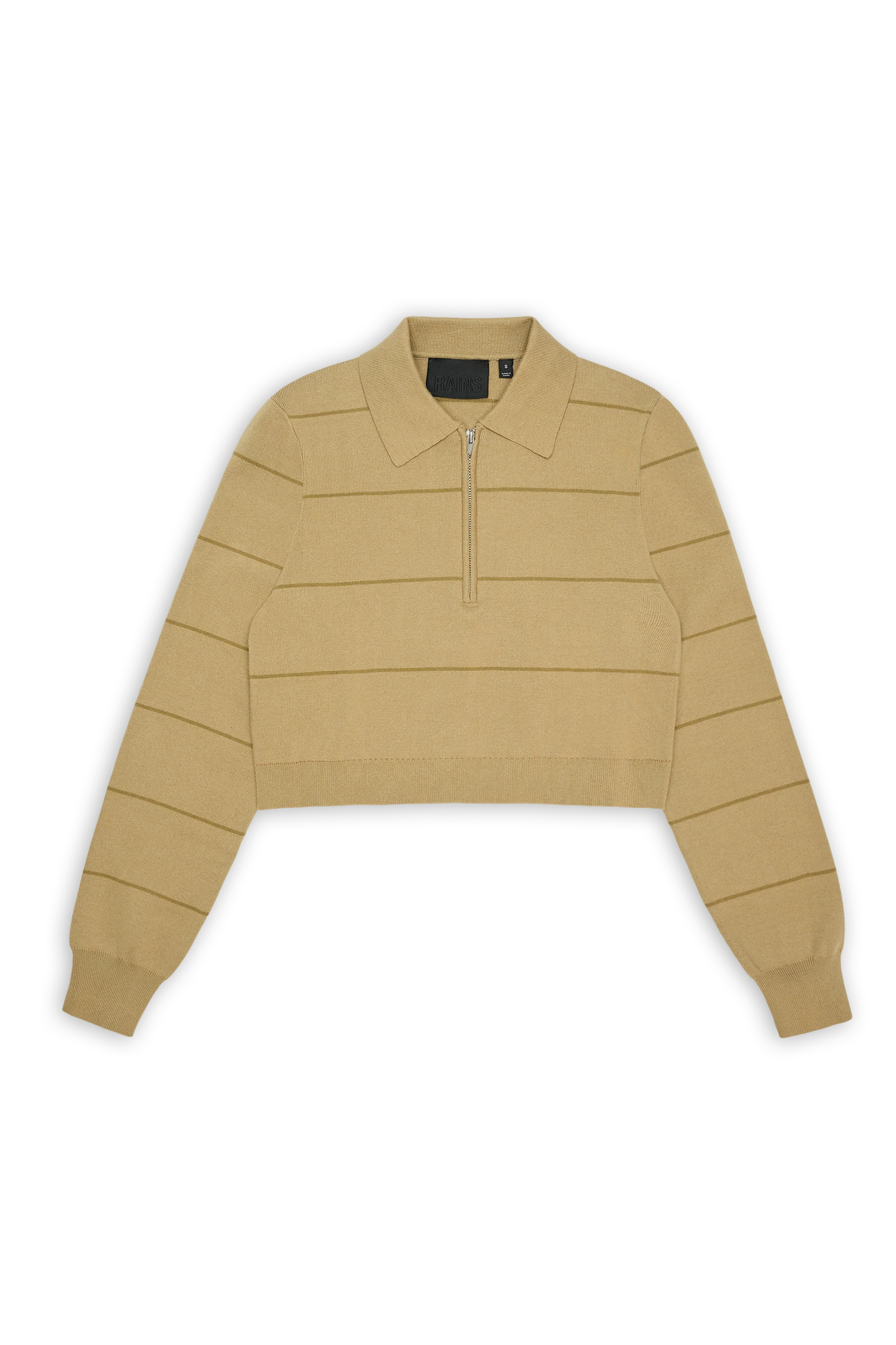 Striped Knit W Long Sleeve Polo - Image 14