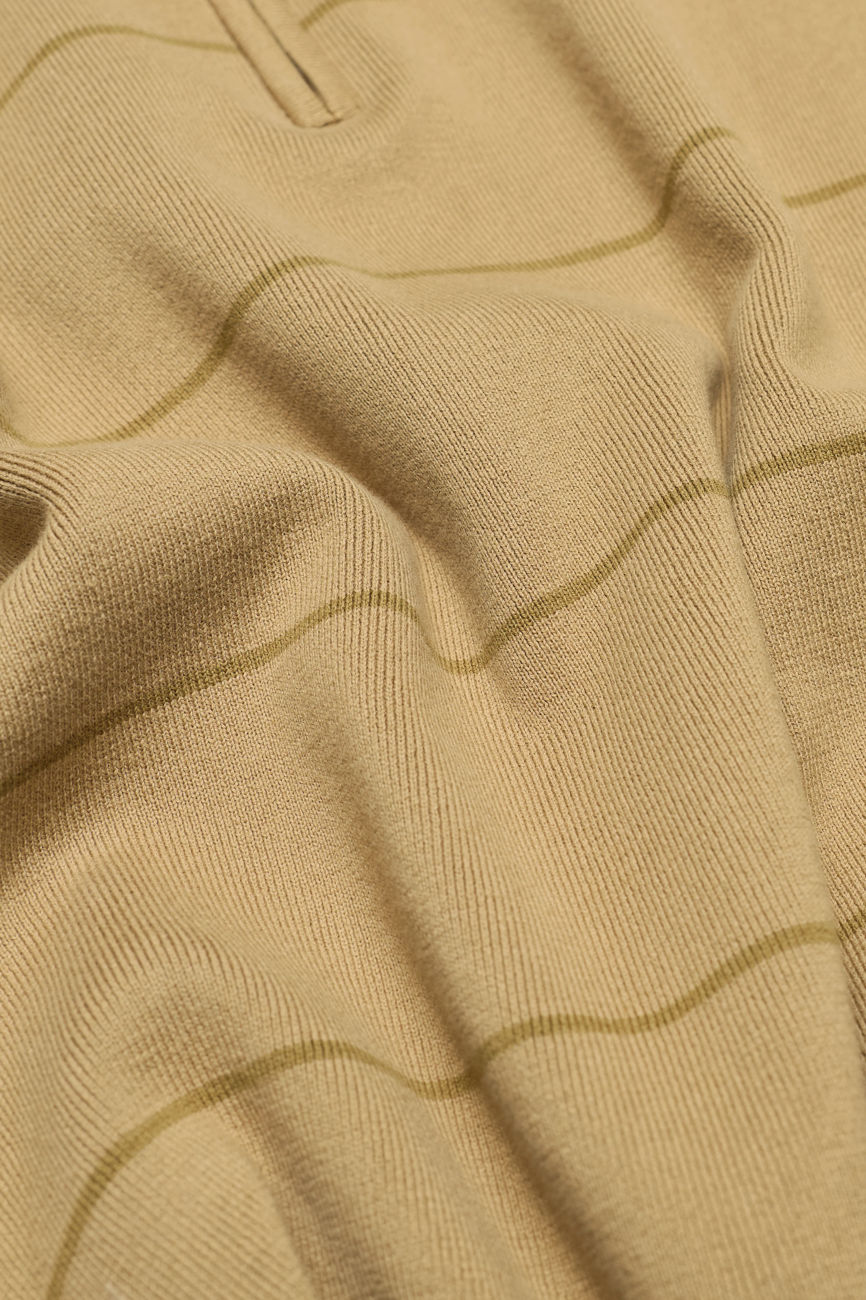 Striped Knit W Long Sleeve Polo - Image 9