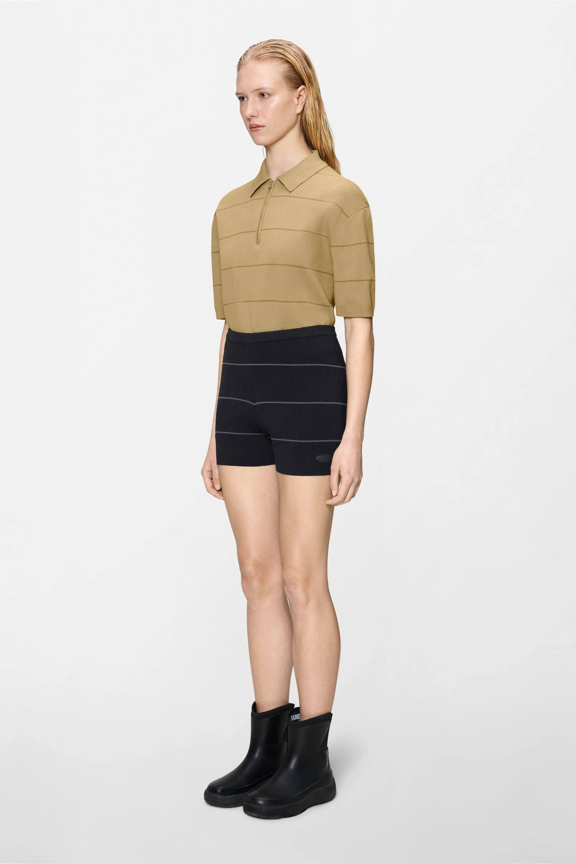 Striped Knit W Shorts - Image 4