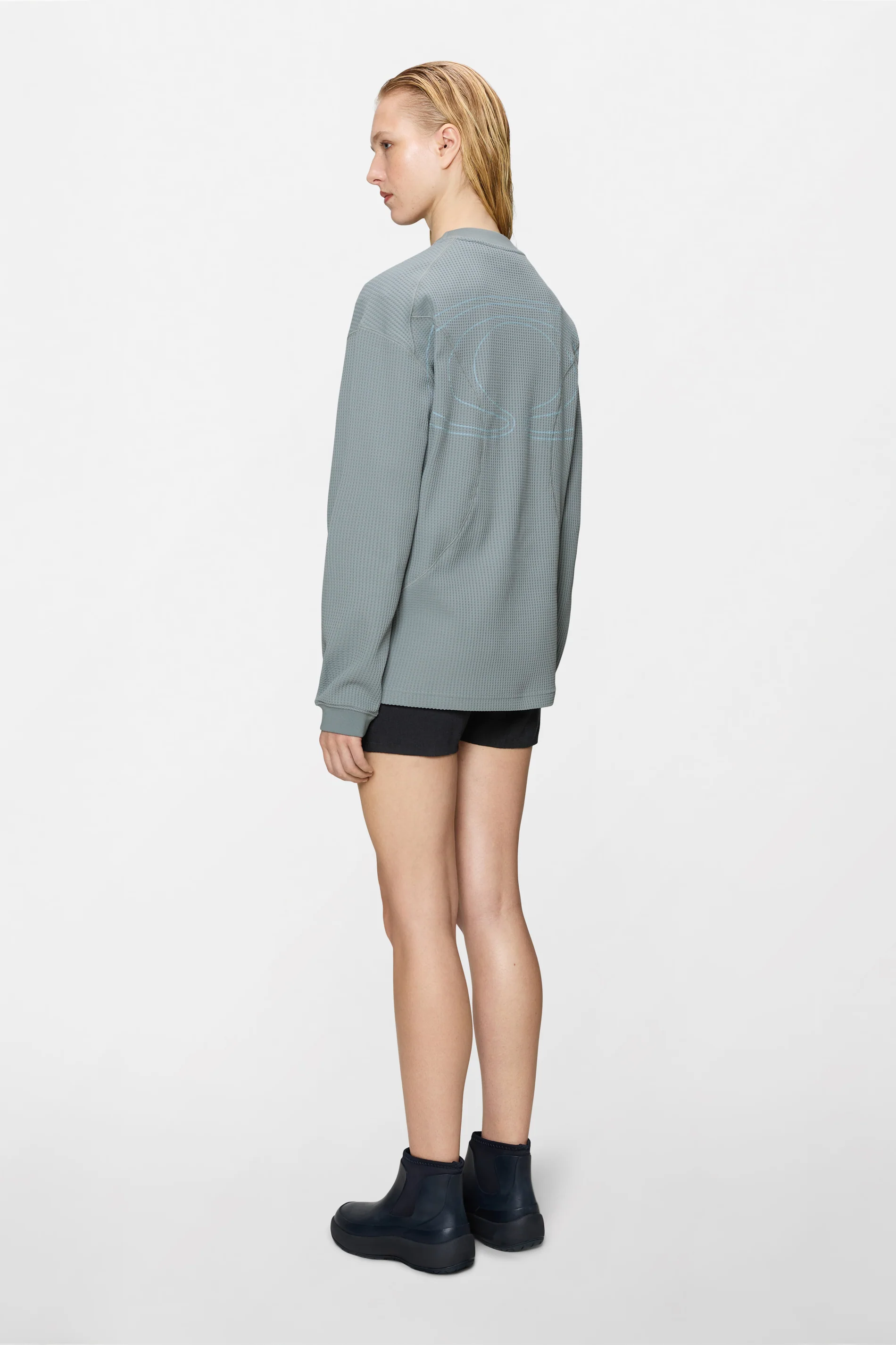 Waffle Long Sleeve T-shirt Splash - Image 15