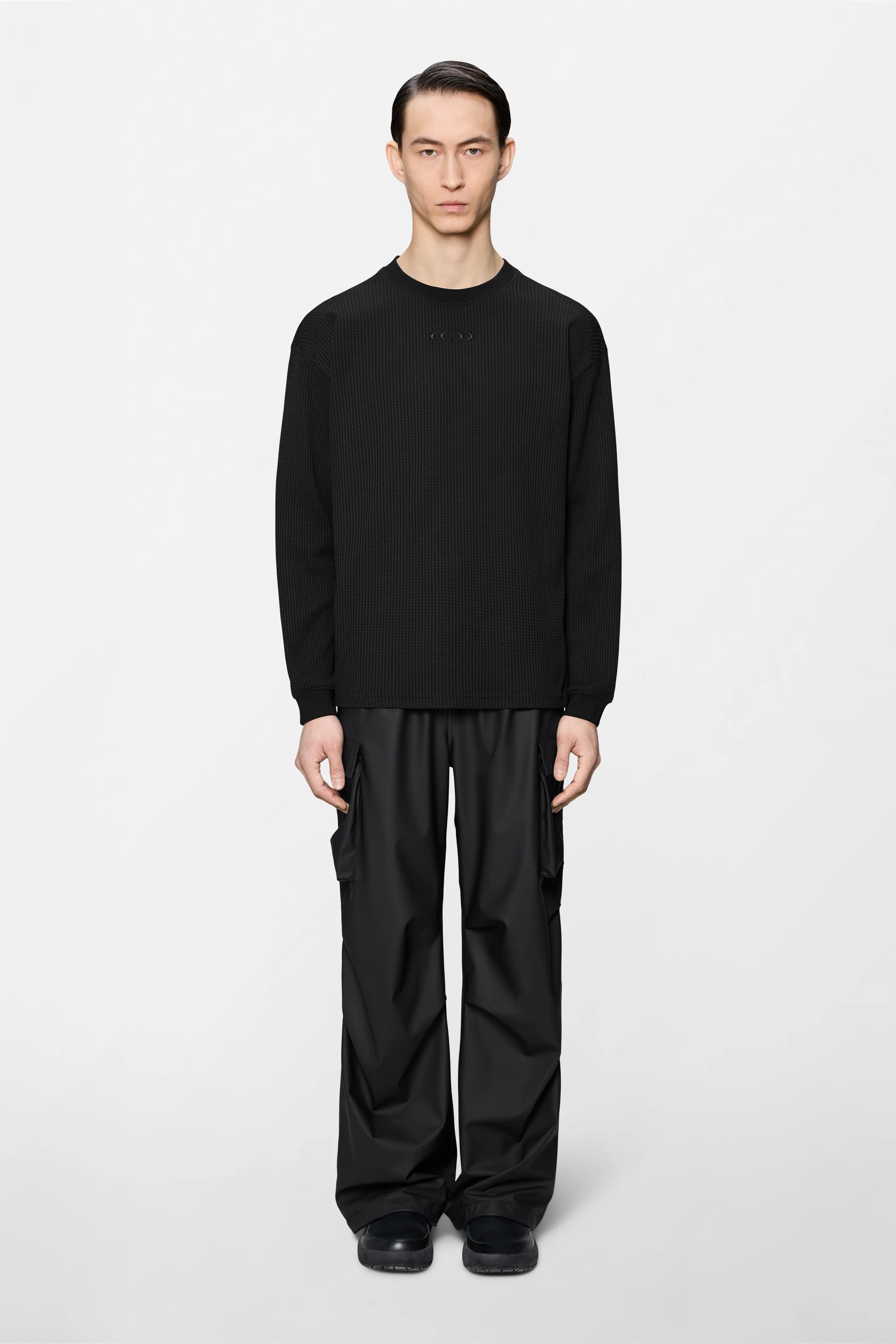 Waffle Long Sleeve T-shirt Splash - Image 8